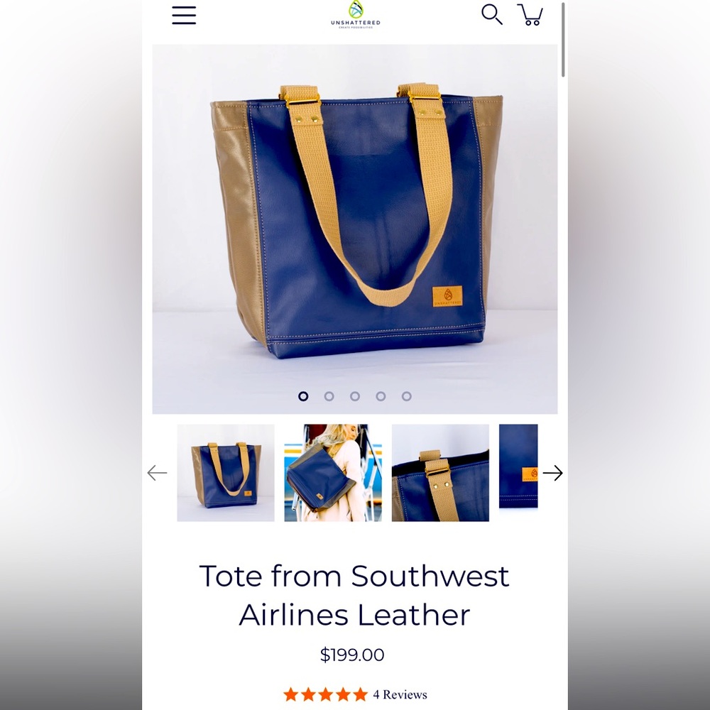 Unshattered SWA tote